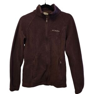 Womens Purple Columbia Fleece Jacket. L.